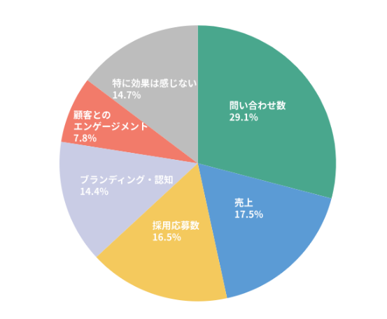 SNSの効果グラフ