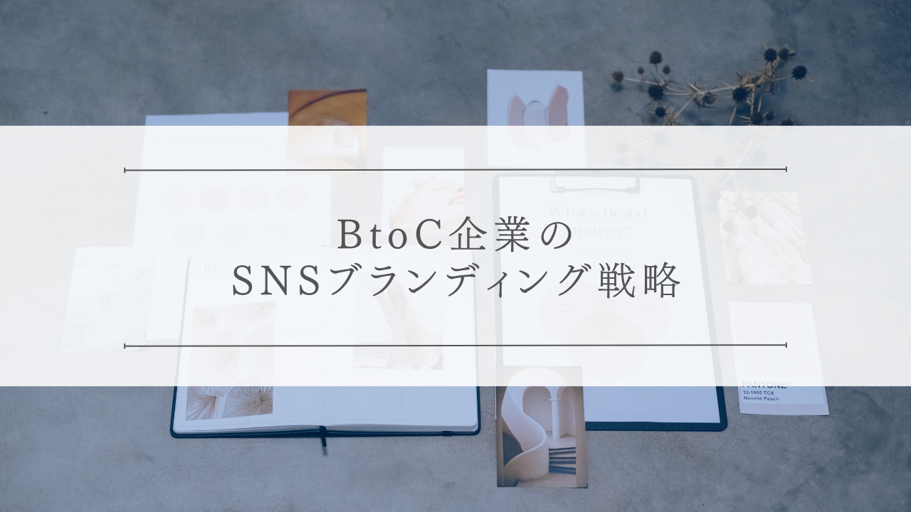 BtoC企業のSNSブランディング戦略