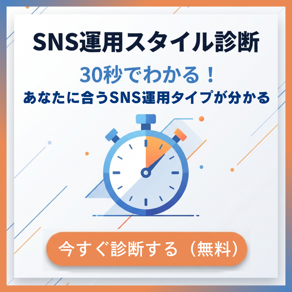 SNS運用スタイル診断